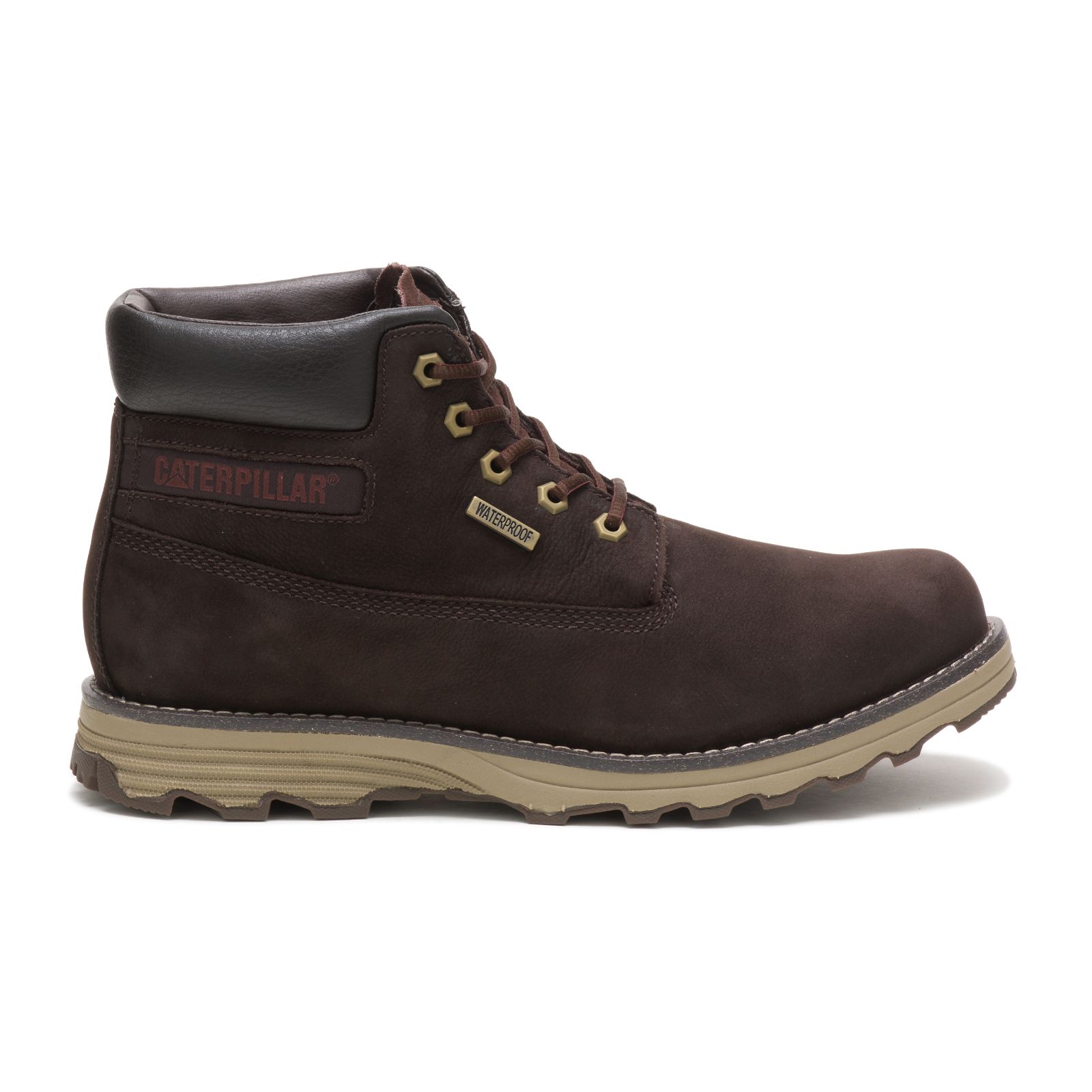 Men's Caterpillar Founder Waterproof Thinsulate™ Waterproof Boots Coffee Ireland ALXK52037